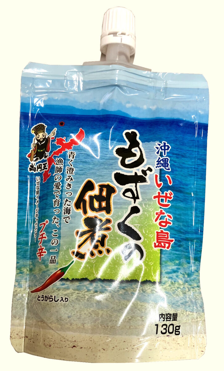 もずくの佃煮パッケージ画像。